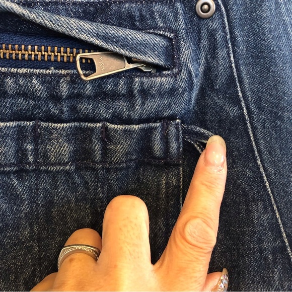 Duluth Trading Co. Denim Overalls, Medium Wash, Size 36”/32” - Picture 8 of 11